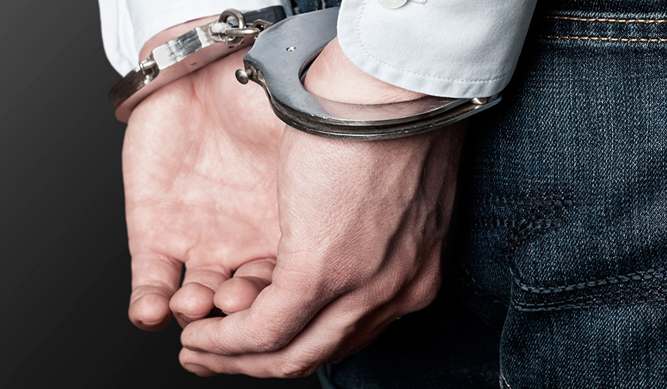 arrested